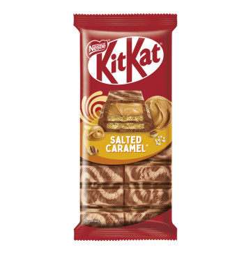 Шоколад молочний з вафлею та начинкою Salted сaramel Kit Kat м/у 99г