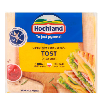 Сир плавлений 36% скибочки Tost Hochland м/у 130г