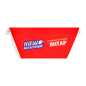 Сир плавлений 50% пастоподібний Янтар Наш Молочник к/у 160г