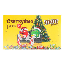 Наб НР М&М's friends Різдв кален 453г