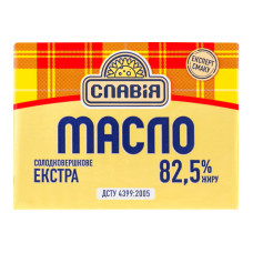 Масло 82.5% солодковершкове екстра Баштанське Славія м/у 180г