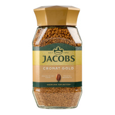 Кава натуральна розчинна сублімована Cronat Gold Jacobs с/б 200г