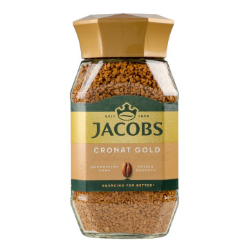 Кава натуральна розчинна сублімована Cronat Gold Jacobs с/б 200г