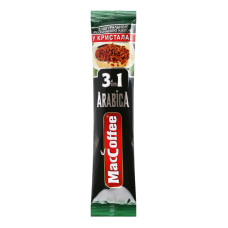 Напій кавовий розчинний MacCoffee 3в1 Arabica м/у 16г