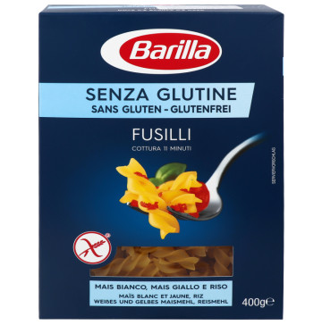 Вироби макаронні без глютену Fusilli Barilla к/у 400г