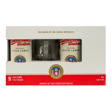 Пиво 5х0.5л 5% світле фільтроване пастеризоване + кухоль 0.3л Budweiser Budvar к/у Пиво 5х0.5л 5% світле фільтроване пастеризоване + кухоль 0.3л Budweiser Budvar к/у