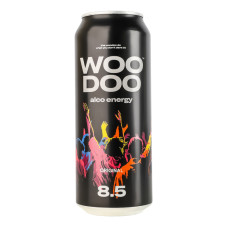 Напій слабоалкогольний енергетичний 500мл 8.5% сильногазований Original Woo Doo з/б