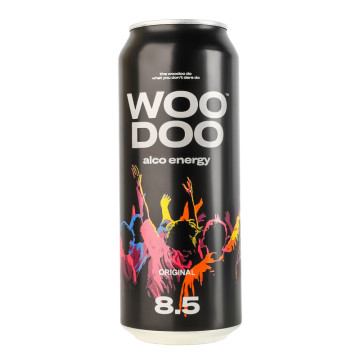 Напій слабоалкогольний енергетичний сильногазований Original Woo Doo 8.5% з/б 500мл
