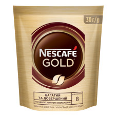 Кава розчинна сублімована Nescafe Gold д/п 30г