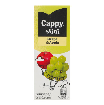 Нектар Виноград-яблуко Mini Cappy т/п 200мл