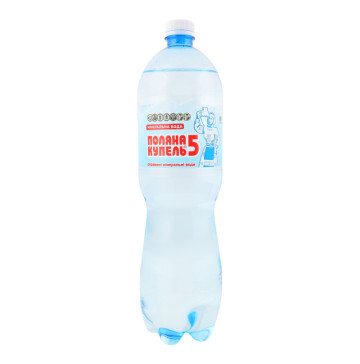 Вода мінеральна сильногазована Поляна Купель 5 п/пл 1.5л