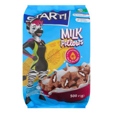 Сніданки сухі зернові Milk Pillows Start! м/у 500г