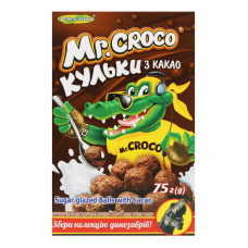 Сніданки сухі Кульки з какао Mr. Croco к/у 75г