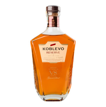 Коньяк 0.5л 40% ординарний 3 зірки V.S. Reserve Koblevo пл