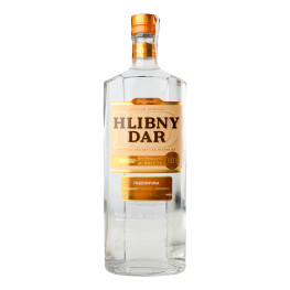 Горілка 1л 40% Пшенична Hlibny Dar пл