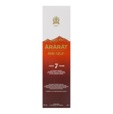 Бренді 0.5л 40% вірменський Ani Ararat к/у