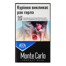 Сигарети з фільтром Monte Carlo Compact Blue 20шт Сигарети з фільтром Monte Carlo Compact Blue 20шт