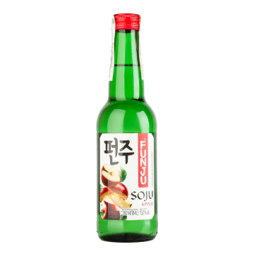 Напій спиртний 350мл 15% Яблуко Soju Funju пл