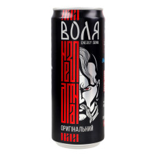 Напій енергетичний безалкогольний середньогазований пастеризований Оригінальний Воля Моршинська з/б 0.33л