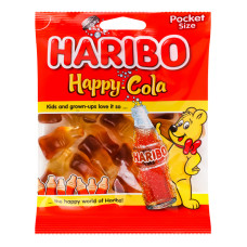 Цукерки желейні неглазуровані Happy-Cola Haribo м/у 80г