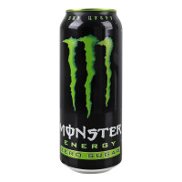 Напій енергетичний безалкогольний сильногазований Нуль цукру Monster Energy з/б 500мл