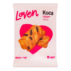 Коса заморожена з кленовим сиропом Loven м/у 5х100г