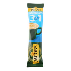Напій кавовий розчинний Jacobs 3в1 Caramel Latte м/у 12.3г