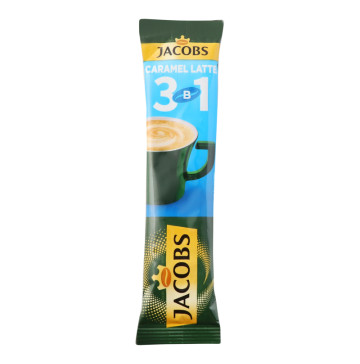 Напій кавовий розчинний Jacobs 3в1 Caramel Latte м/у 12.3г