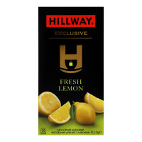 Чай чорний байховий дрібний з лимоном Exclusive Hillway к/у 25х1.5г