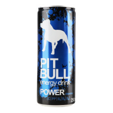 Напій енергетичний безалкогольний сильногазований Pit Bull Power з/б 250мл