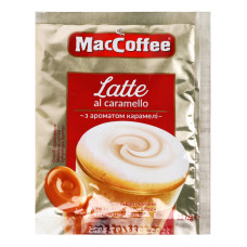 Напій кавовий розчинний MacCoffee 3в1 Latte al caramello м/у 22г