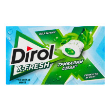 Гумка жувальна без цукру Свіжість м'яти X-Fresh Dirol к/у 19.5г