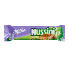 Вафлі Milka Nussini з фундуком і какао в мол/шокол