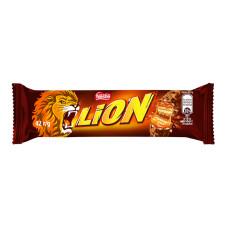 Вафлі з м'якою карамеллю і пластівцями вкриті глазур'ю Lion м/у 42г