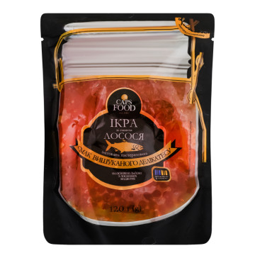 Ікра імітована зі смаком лосося пастеризована Caps food д/п 120г
