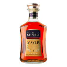 Бренді 0.375л 40% 5 зірок V.S.O.P Shabo пл