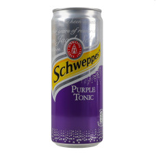 Напій безалкогольний сильногазований Purple Tonic Schweppes з/б 330мл