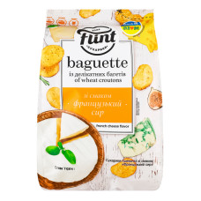 Сухарики пшеничні Французький сир Baguette Flint м/у 100г Сухарики пшеничні Французький сир Baguette Flint м/у 100г