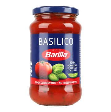 Соус томатний з базиліком Basilico Barilla с/б 400г