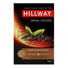 Чай чорний байховий листовий Royal Ceylon Hillway в/с к/у 100г