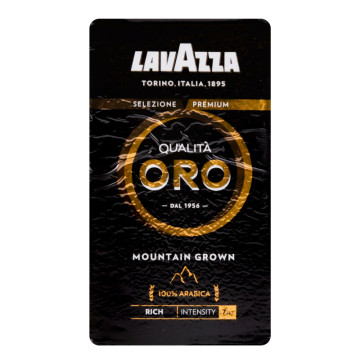 Кава натуральна смажена мелена Mountain Grown Lavazza Qualita Oro м/у 250г