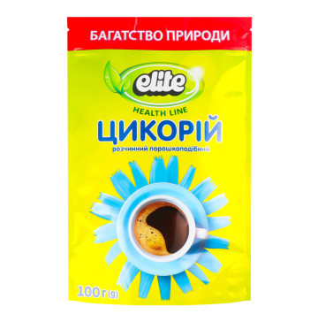 Цикорій розчинний порошкоподібний Elite д/п 100г