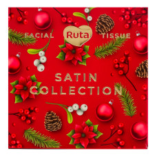 Серветки косметичні 2-х шарові Satin collection Ruta 80шт Серветки косметичні 2-х шарові Satin collection Ruta 80шт