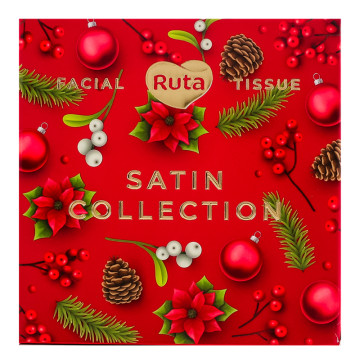 Серветки косметичні 2-х шарові Satin collection Ruta 80шт