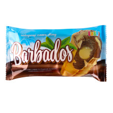 Морозиво 12% з какао та згущеним молоком у вафельному стакані Barbados Laska м/у 70г Морозиво 12% з какао та згущеним молоком у вафельному стакані Barbados Laska м/у 70г