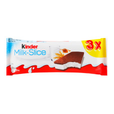 Тістечко бісквітне з молочною начинкою Milk-slice Kinder м/у 3х28г