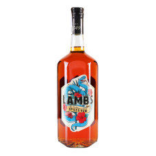 Напій алкогольний 1л 30% міцний на основі рому Spiced Lamb's пл
