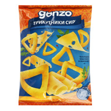 Трикутники кукурудзяні зі смаком сиру Gonzo м/у 40г