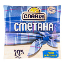 Сметана 20% Славія м/у 350г