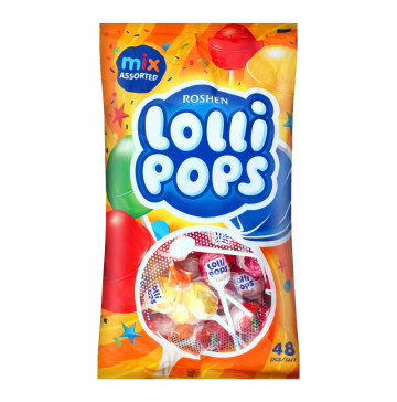 Карамель зі смаком йогурта Roshen Lollipops ваг